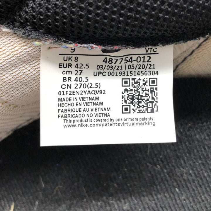 Nike AIR TAILWIND 79 sneakers, size 9 Men's 27.0cm unclear black type Vintage Second Hand
