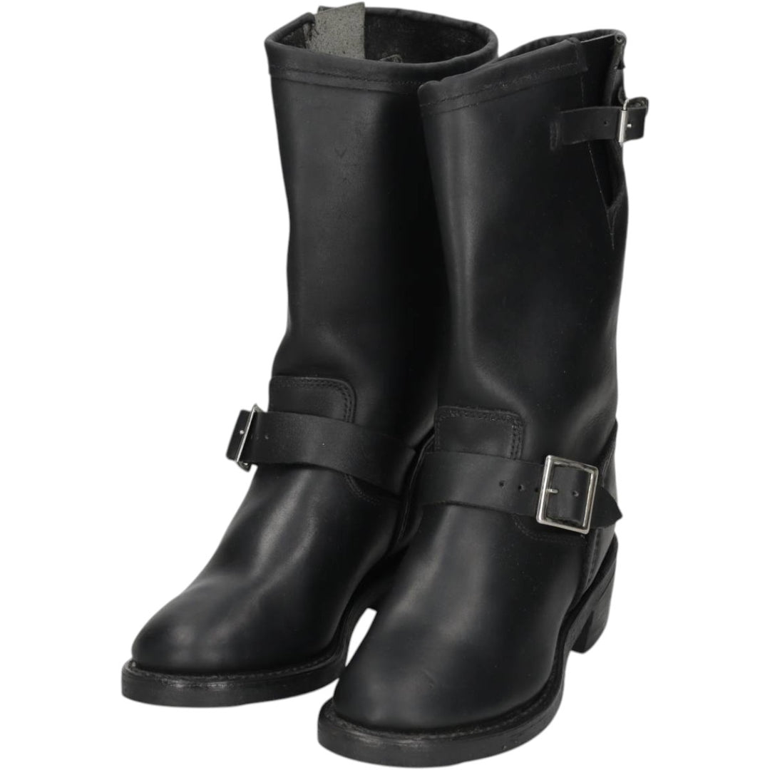 Durango Engineer Boots 7M Men's 25.0cm genuine leather black type Vintage Second Hand