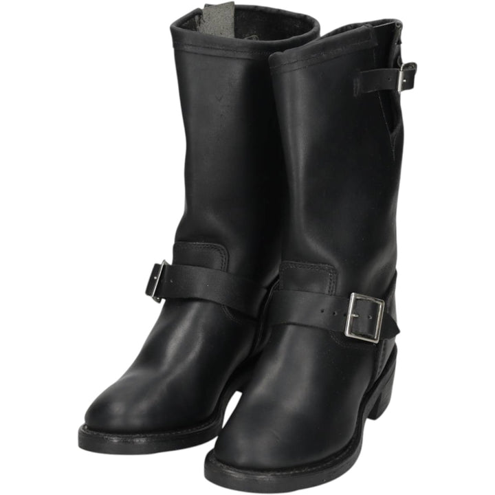 Durango Engineer Boots 7M Men's 25.0cm genuine leather black type Vintage Second Hand
