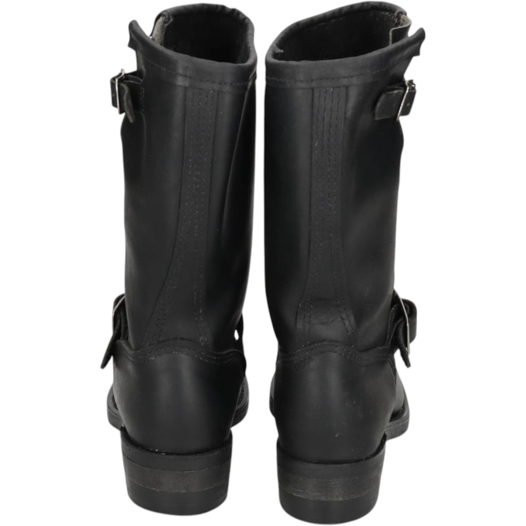 Durango Engineer Boots 7M Men's 25.0cm genuine leather black type Vintage Second Hand