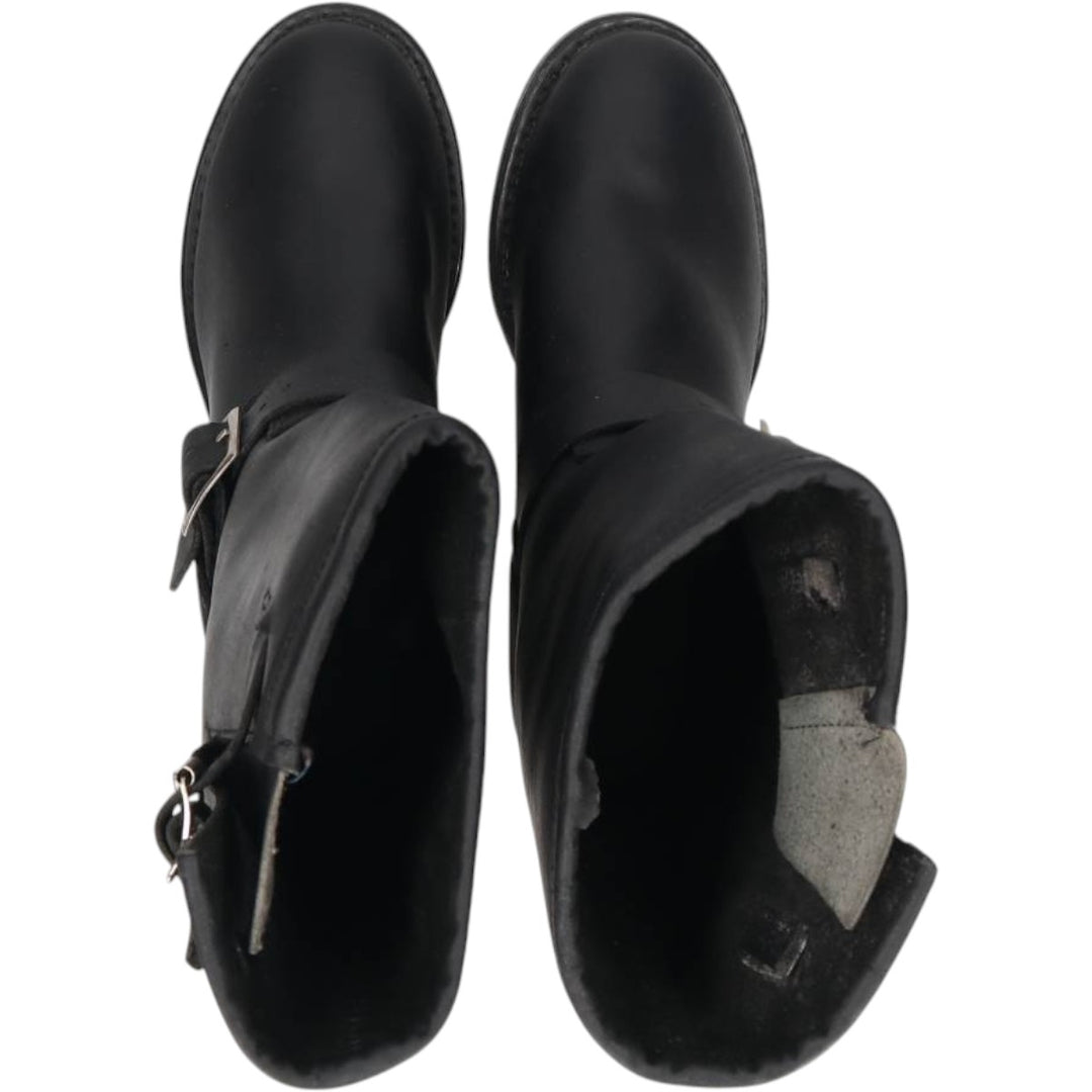 Durango Engineer Boots 7M Men's 25.0cm genuine leather black type Vintage Second Hand