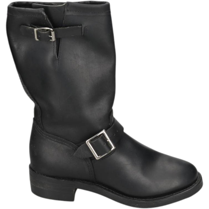 Durango Engineer Boots 7M Men's 25.0cm genuine leather black type Vintage Second Hand