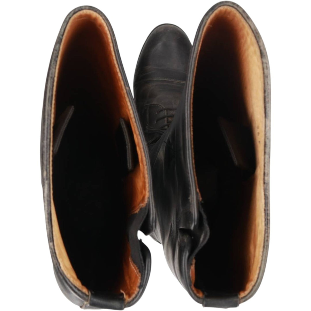 Ariat Jockey Riding Boots, Long Boots, Made in Italy, Size 9 1/2 F Women's 26.0cm unclear black type Vintage Second Hand