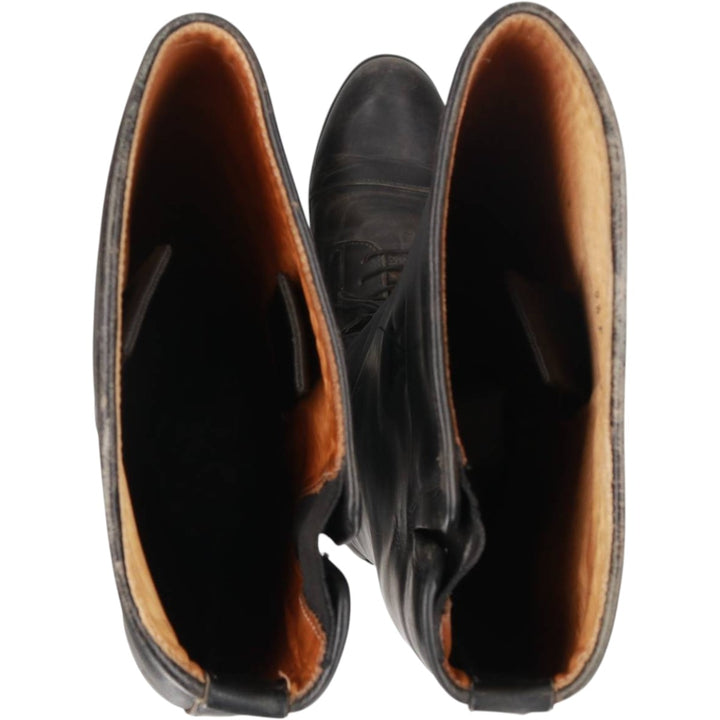 Ariat Jockey Riding Boots, Long Boots, Made in Italy, Size 9 1/2 F Women's 26.0cm unclear black type Vintage Second Hand