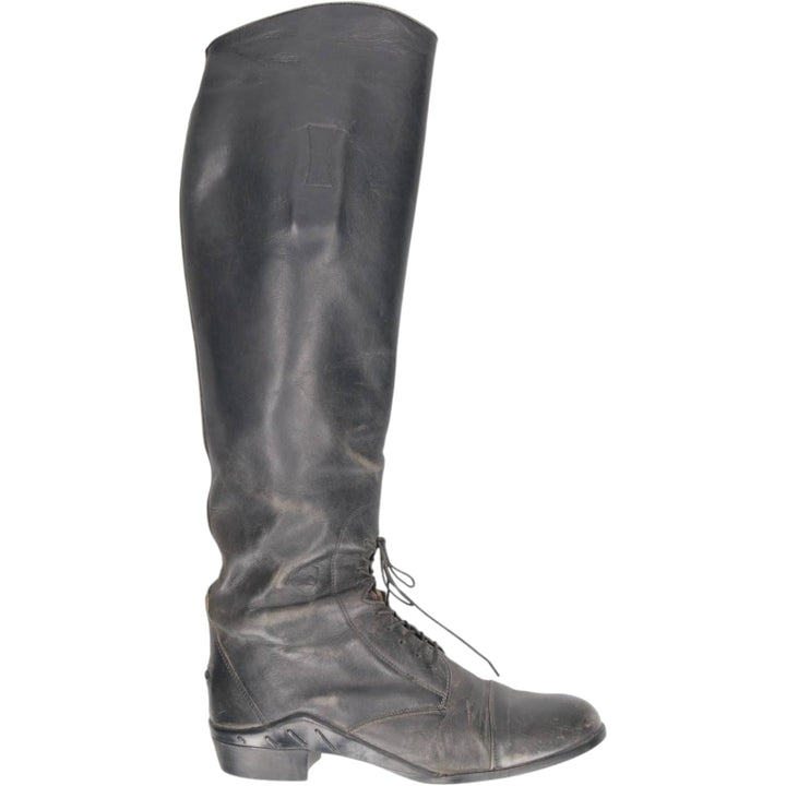 Ariat Jockey Riding Boots, Long Boots, Made in Italy, Size 9 1/2 F Women's 26.0cm unclear black type Vintage Second Hand
