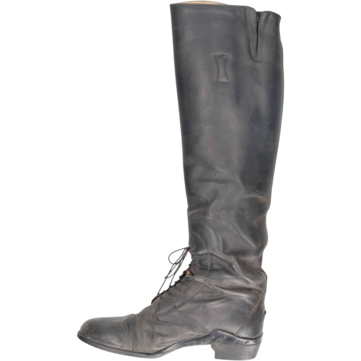Ariat Jockey Riding Boots, Long Boots, Made in Italy, Size 9 1/2 F Women's 26.0cm unclear black type Vintage Second Hand