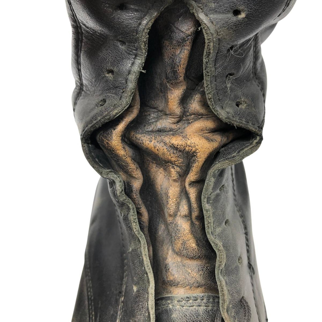 Ariat Jockey Riding Boots, Long Boots, Made in Italy, Size 9 1/2 F Women's 26.0cm unclear black type Vintage Second Hand
