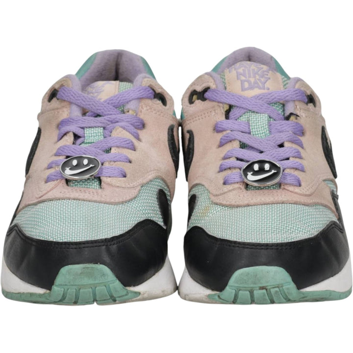 Nike AIR MAX 1 Have a Nike Day sneakers, size 6.5 Y Women's 25.5cm unclear Emerald green Vintage Second Hand