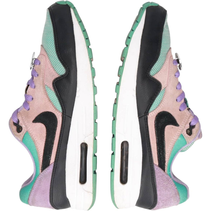 Nike AIR MAX 1 Have a Nike Day sneakers, size 6.5 Y Women's 25.5cm unclear Emerald green Vintage Second Hand