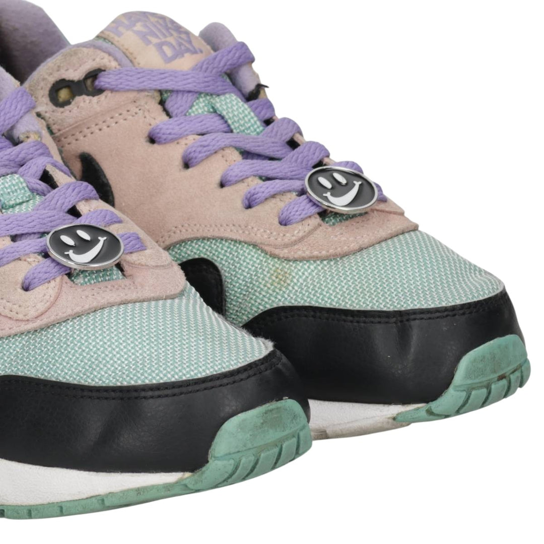 Nike AIR MAX 1 Have a Nike Day sneakers, size 6.5 Y Women's 25.5cm unclear Emerald green Vintage Second Hand
