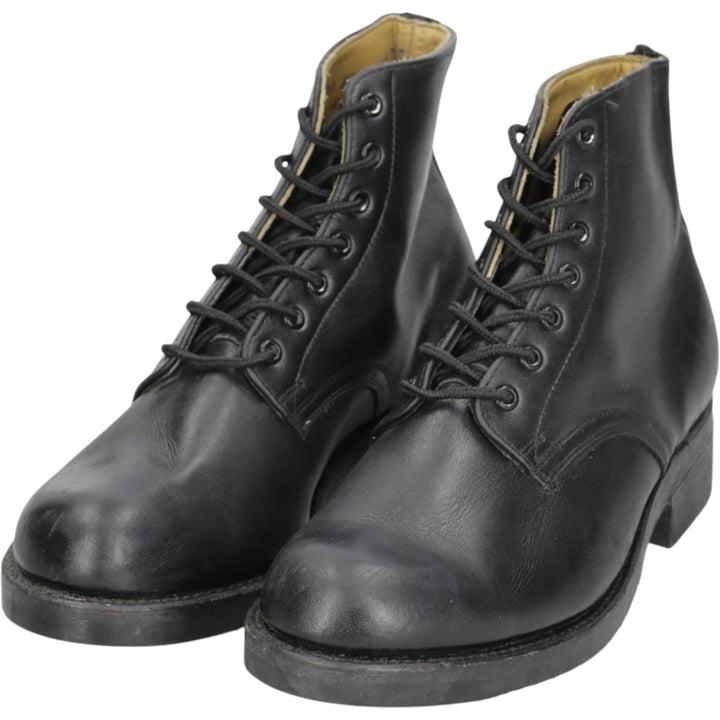 1980s Canadian Army Service Boots, Military Ankle Boots, Size 7F (Men's equivalent to 10.2"), Vintage /saa014854 Men's 26.0cm unclear black type Vintage Second Hand