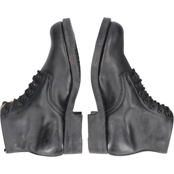 1980s Canadian Army Service Boots, Military Ankle Boots, Size 7F (Men's equivalent to 10.2"), Vintage /saa014854 Men's 26.0cm unclear black type Vintage Second Hand