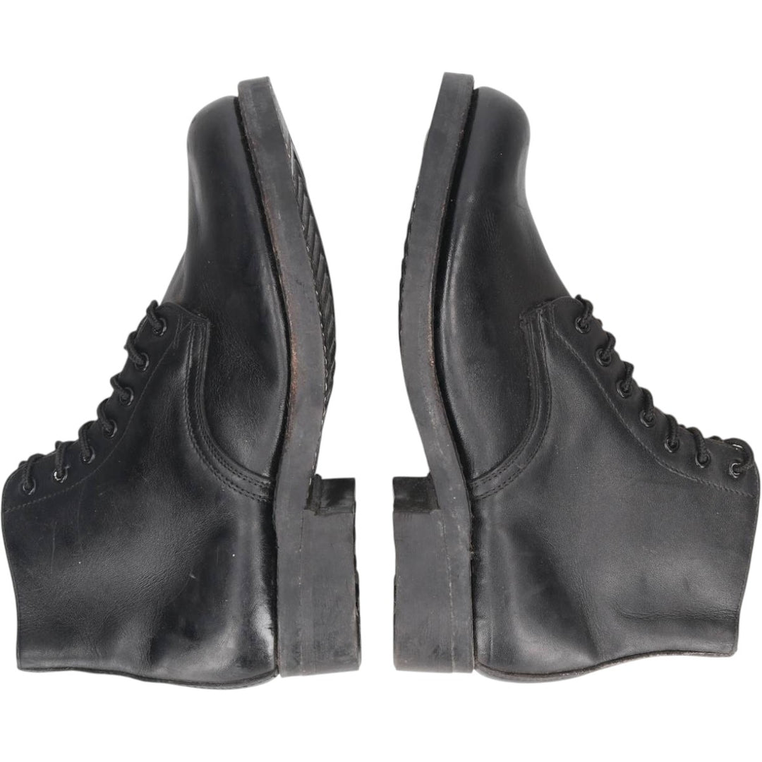 1980s Canadian Army Service Boots, Military Ankle Boots, Size 7F (Men's equivalent to 10.2"), Vintage /saa014854 Men's 26.0cm unclear black type Vintage Second Hand
