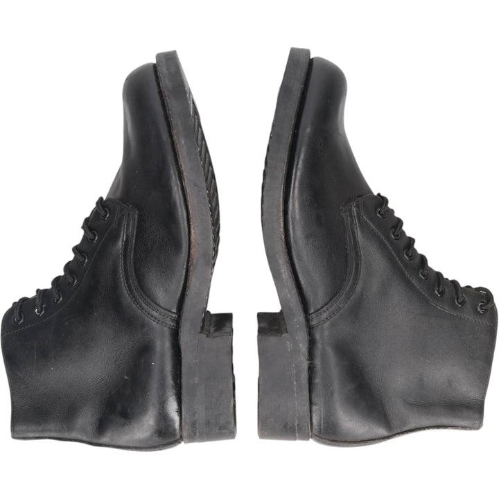 1980s Canadian Army Service Boots, Military Ankle Boots, Size 7F (Men's equivalent to 10.2"), Vintage /saa014854 Men's 26.0cm unclear black type Vintage Second Hand