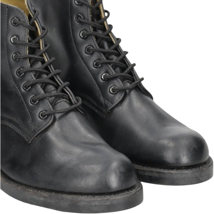 1980s Canadian Army Service Boots, Military Ankle Boots, Size 7F (Men's equivalent to 10.2"), Vintage /saa014854 Men's 26.0cm unclear black type Vintage Second Hand