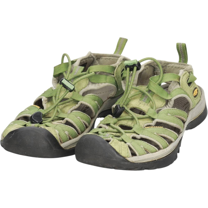 KEEN WHISPER Outdoor Sandals Women's 24.5cm unclear green type Vintage Second Hand