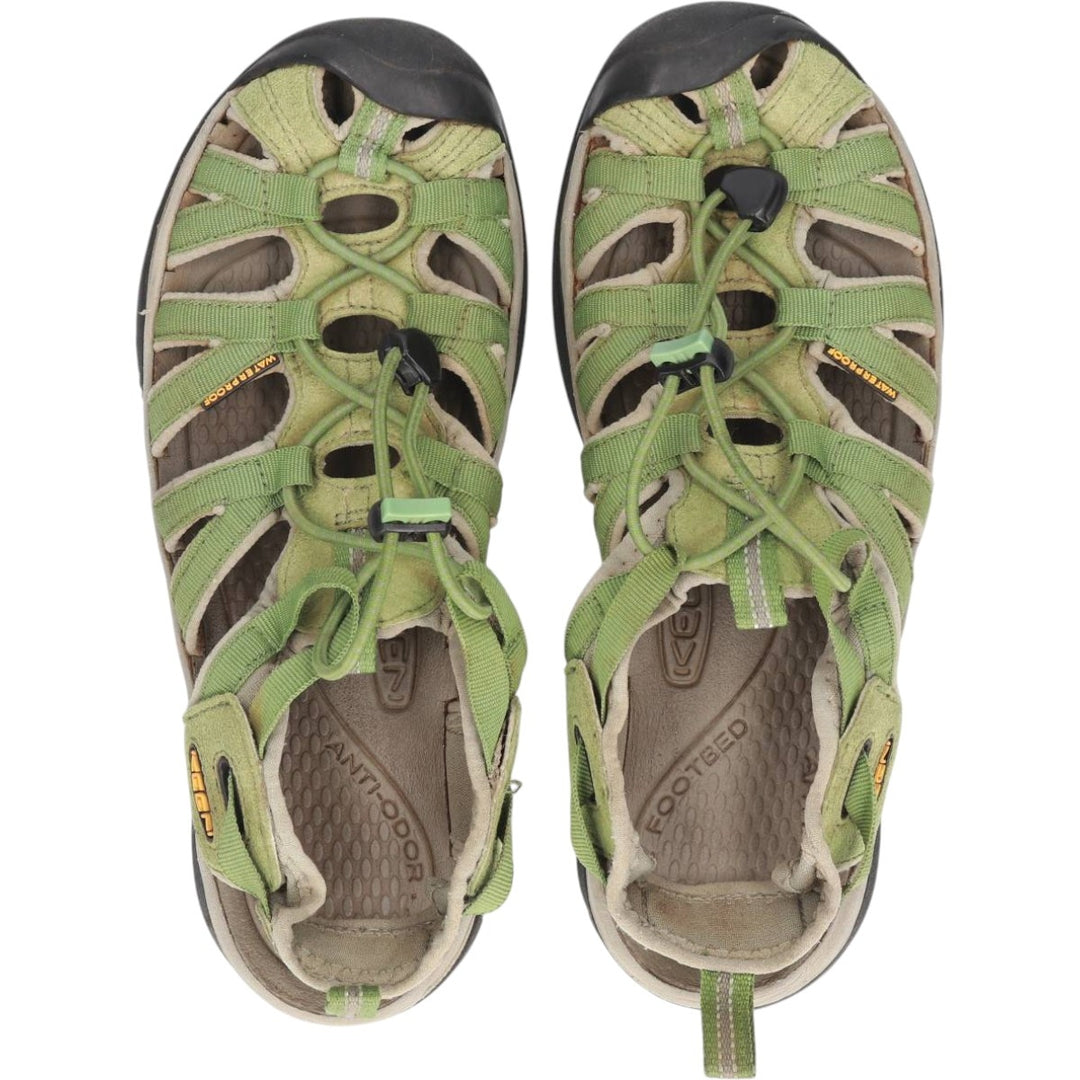 KEEN WHISPER Outdoor Sandals Women's 24.5cm unclear green type Vintage Second Hand