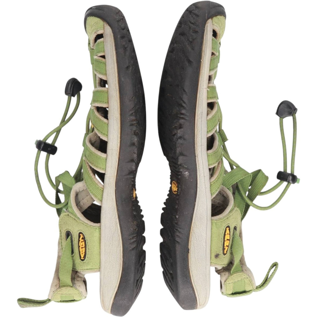 KEEN WHISPER Outdoor Sandals Women's 24.5cm unclear green type Vintage Second Hand