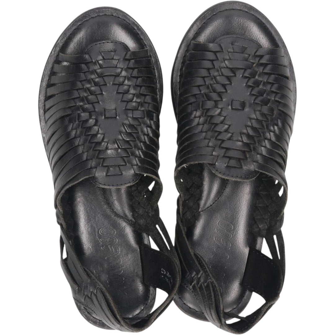 Chubasco Ronda Braided Sandals Women's 24.5cm unclear black type Vintage Second Hand