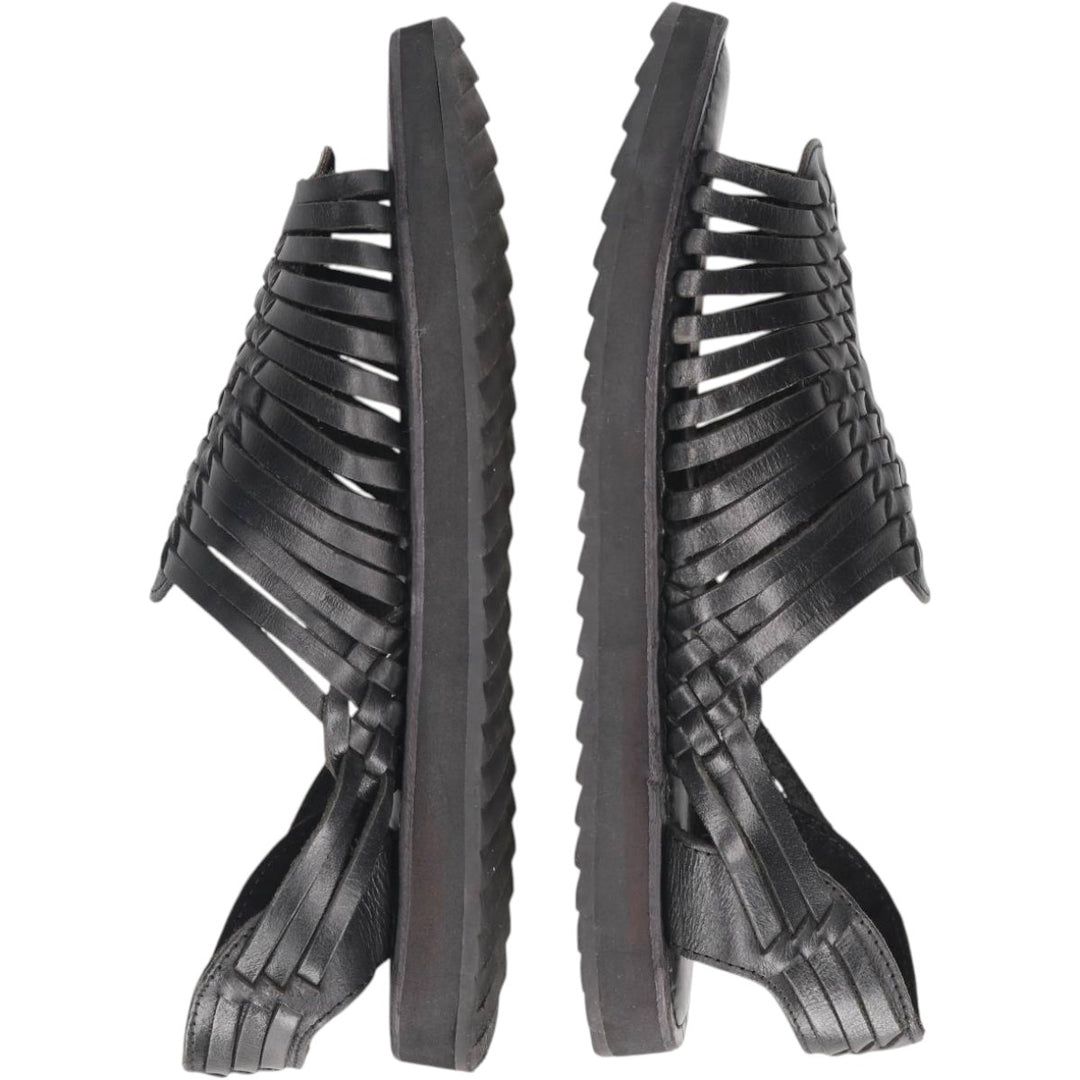 Chubasco Ronda Braided Sandals Women's 24.5cm unclear black type Vintage Second Hand