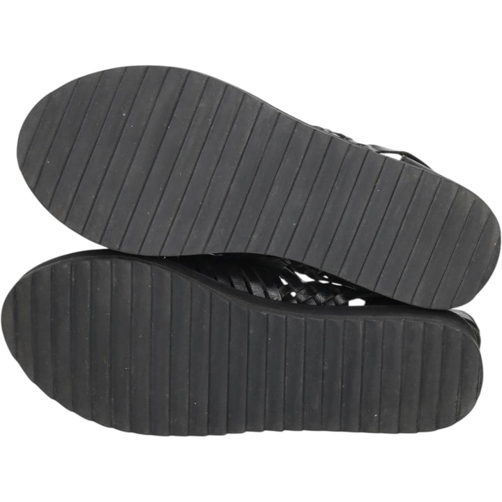 Chubasco Ronda Braided Sandals Women's 24.5cm unclear black type Vintage Second Hand