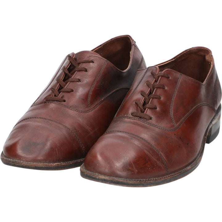 EASY FLEX Straight Tip Shoes Made in USA Size 9 Men's 26.5cm unclear brown type Vintage Second Hand