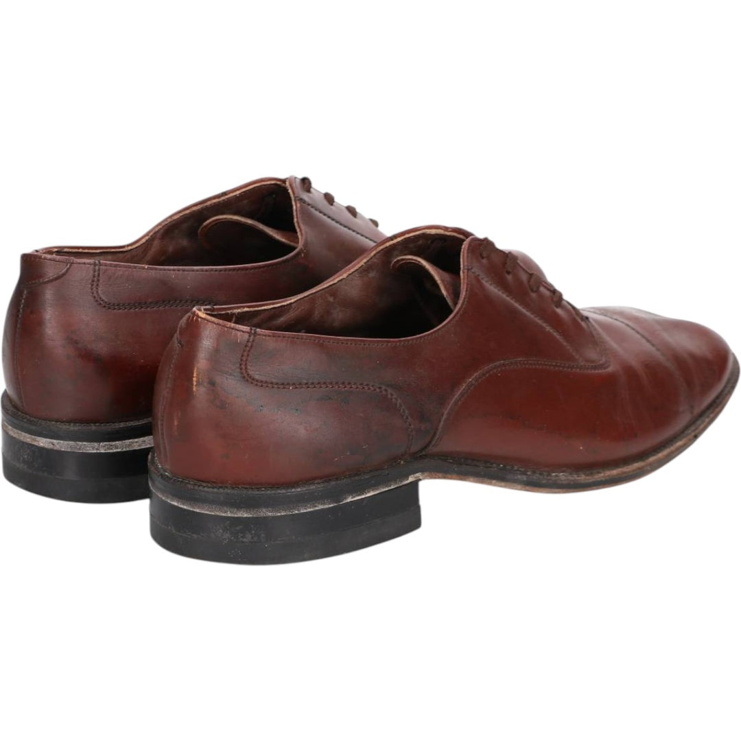 EASY FLEX Straight Tip Shoes Made in USA Size 9 Men's 26.5cm unclear brown type Vintage Second Hand