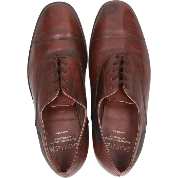 EASY FLEX Straight Tip Shoes Made in USA Size 9 Men's 26.5cm unclear brown type Vintage Second Hand