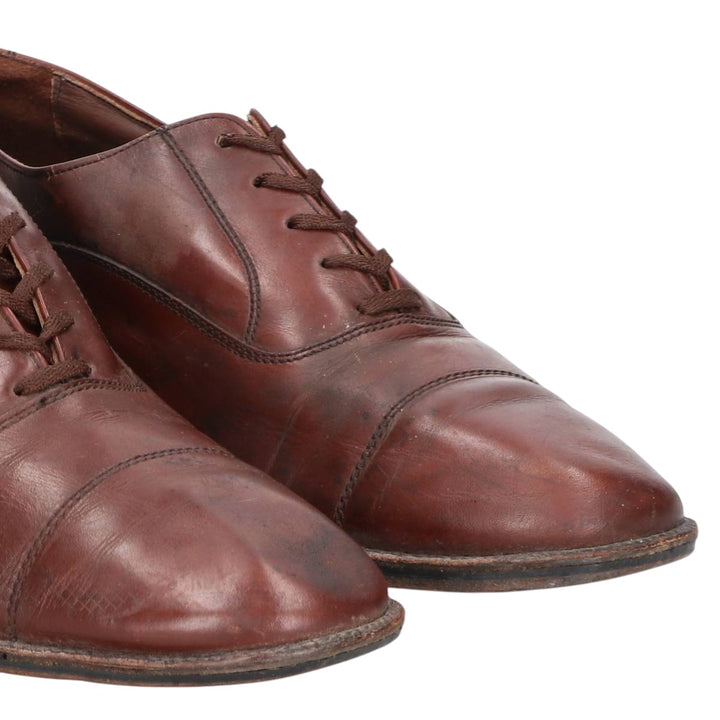 EASY FLEX Straight Tip Shoes Made in USA Size 9 Men's 26.5cm unclear brown type Vintage Second Hand