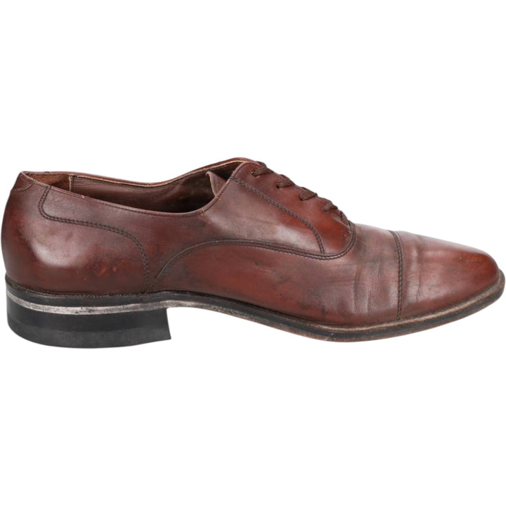 EASY FLEX Straight Tip Shoes Made in USA Size 9 Men's 26.5cm unclear brown type Vintage Second Hand