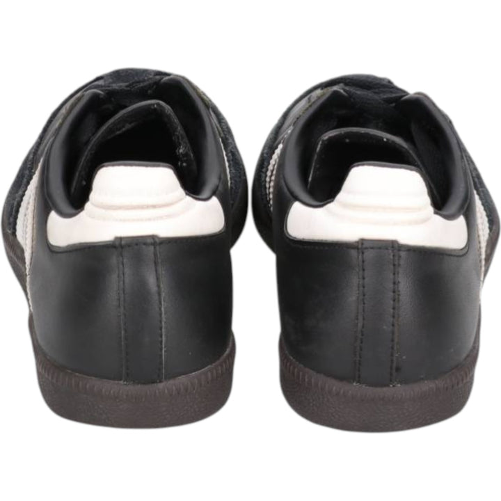 Adidas SAMBA LEATHER sneakers, size 8 1/2 Men's 26.5cm unclear black type Vintage Second Hand