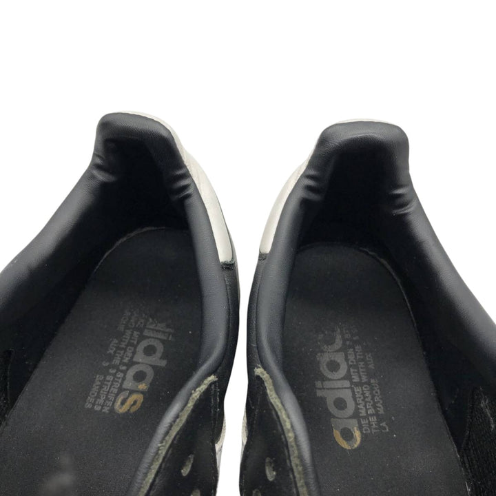 Adidas SAMBA LEATHER sneakers, size 8 1/2 Men's 26.5cm unclear black type Vintage Second Hand