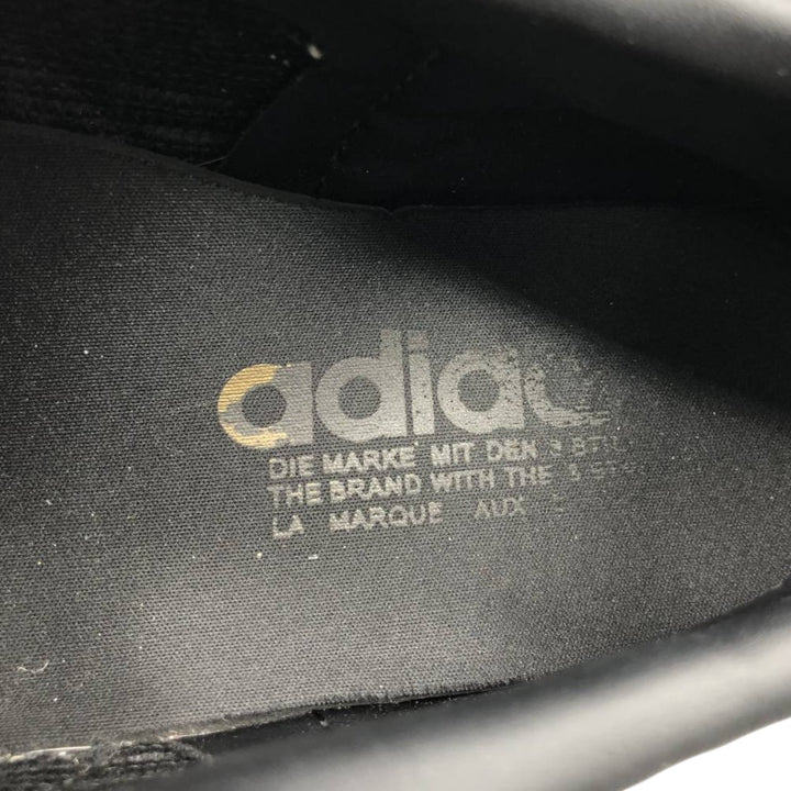 Adidas SAMBA LEATHER sneakers, size 8 1/2 Men's 26.5cm unclear black type Vintage Second Hand