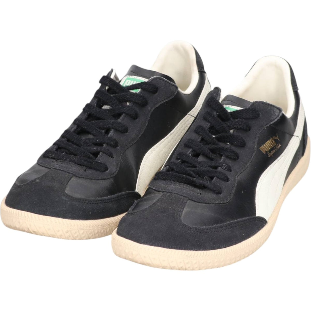 Puma SUPER LIGA OG RETRO sneakers, size 10.5 Men's 28.5cm genuine leather black type Vintage Second Hand