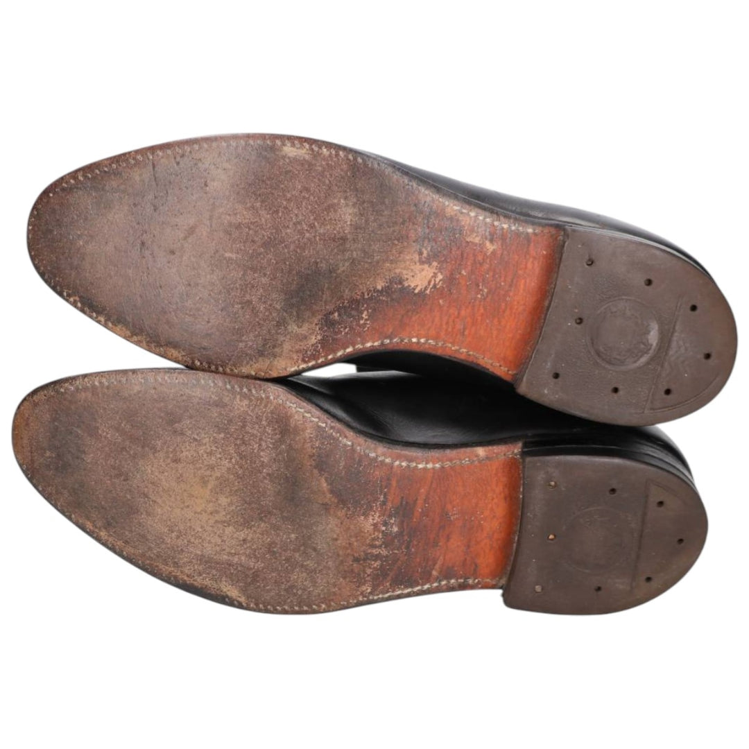 Bostonian U-tip shoes made in the USA Men's 26.5cm unclear black type Vintage Second Hand