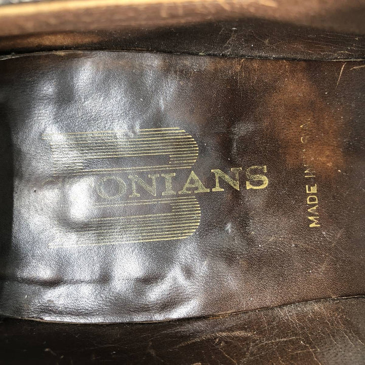 Bostonian U-tip shoes made in the USA Men's 26.5cm unclear black type Vintage Second Hand