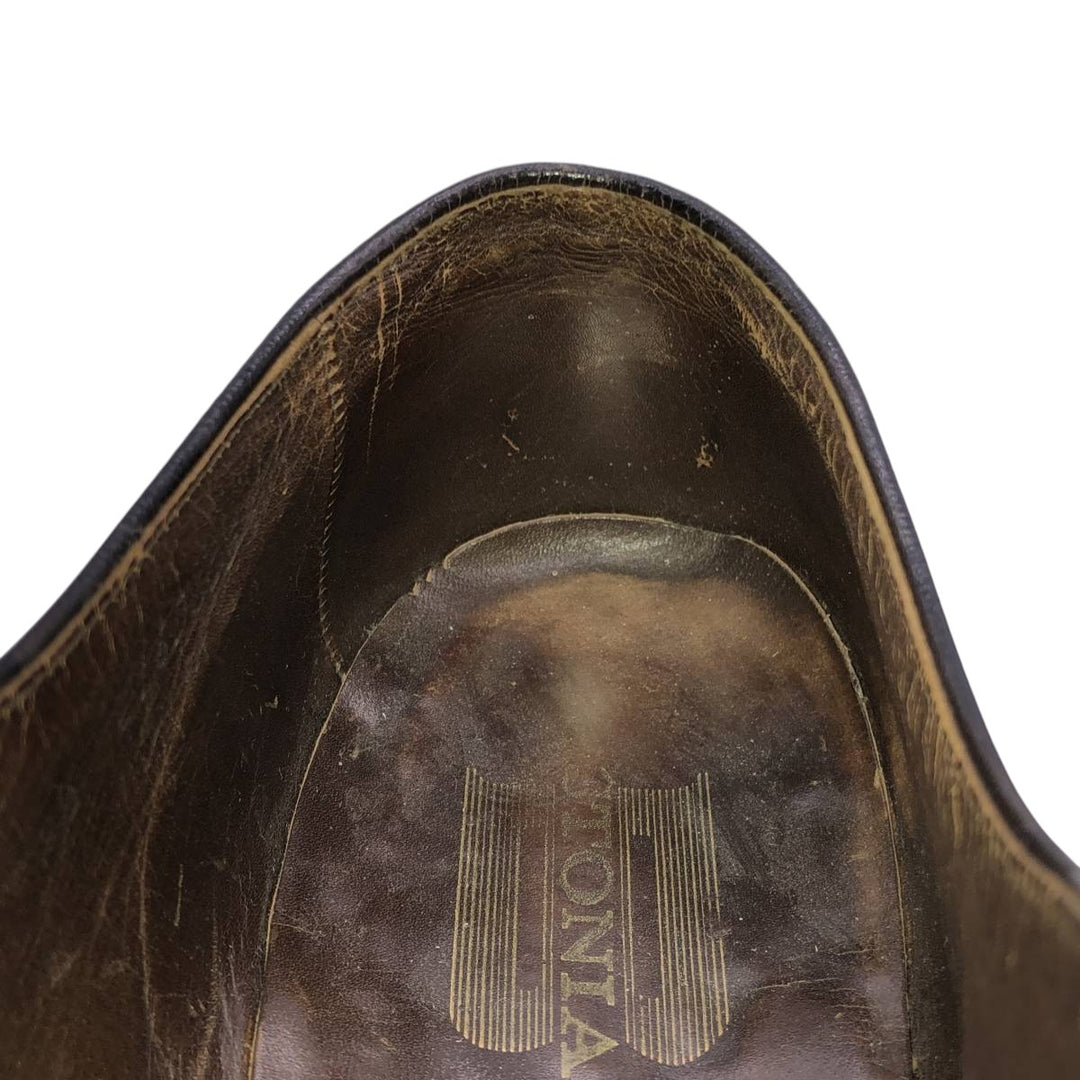 Bostonian U-tip shoes made in the USA Men's 26.5cm unclear black type Vintage Second Hand