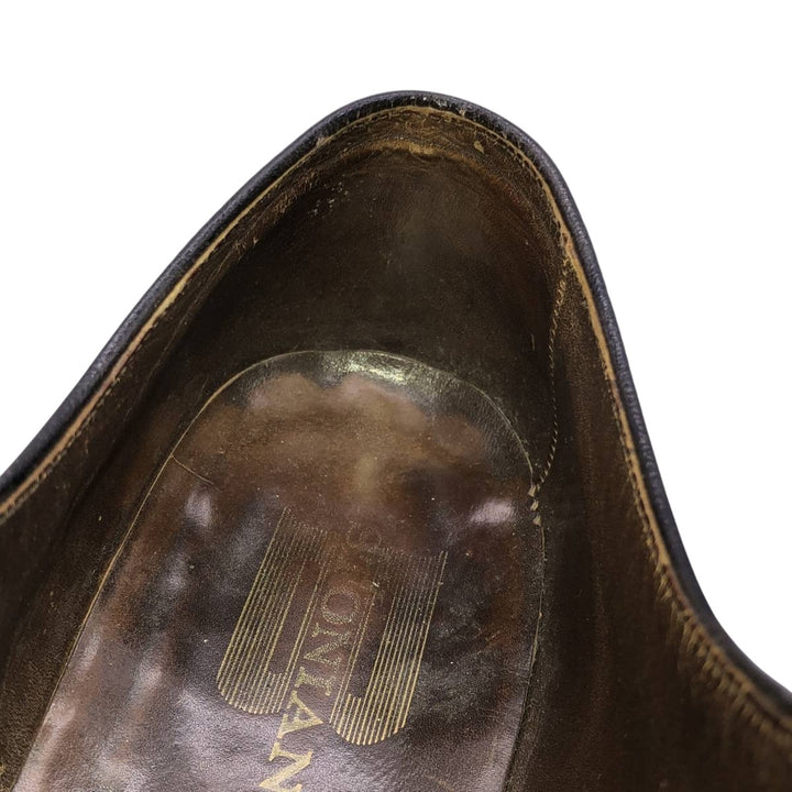 Bostonian U-tip shoes made in the USA Men's 26.5cm unclear black type Vintage Second Hand