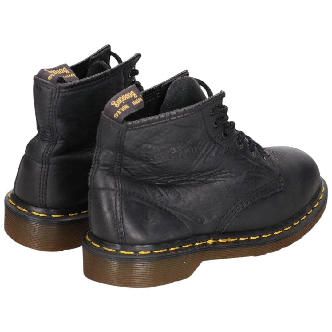 Dr. Martens 6-hole boots made in the UK Women's 24.0cm unclear black type Vintage Second Hand