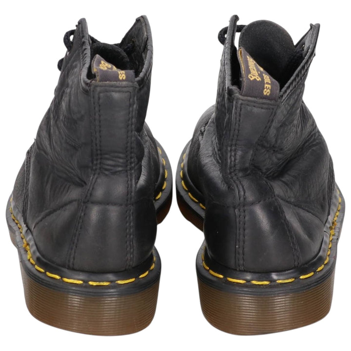 Dr. Martens 6-hole boots made in the UK Women's 24.0cm unclear black type Vintage Second Hand