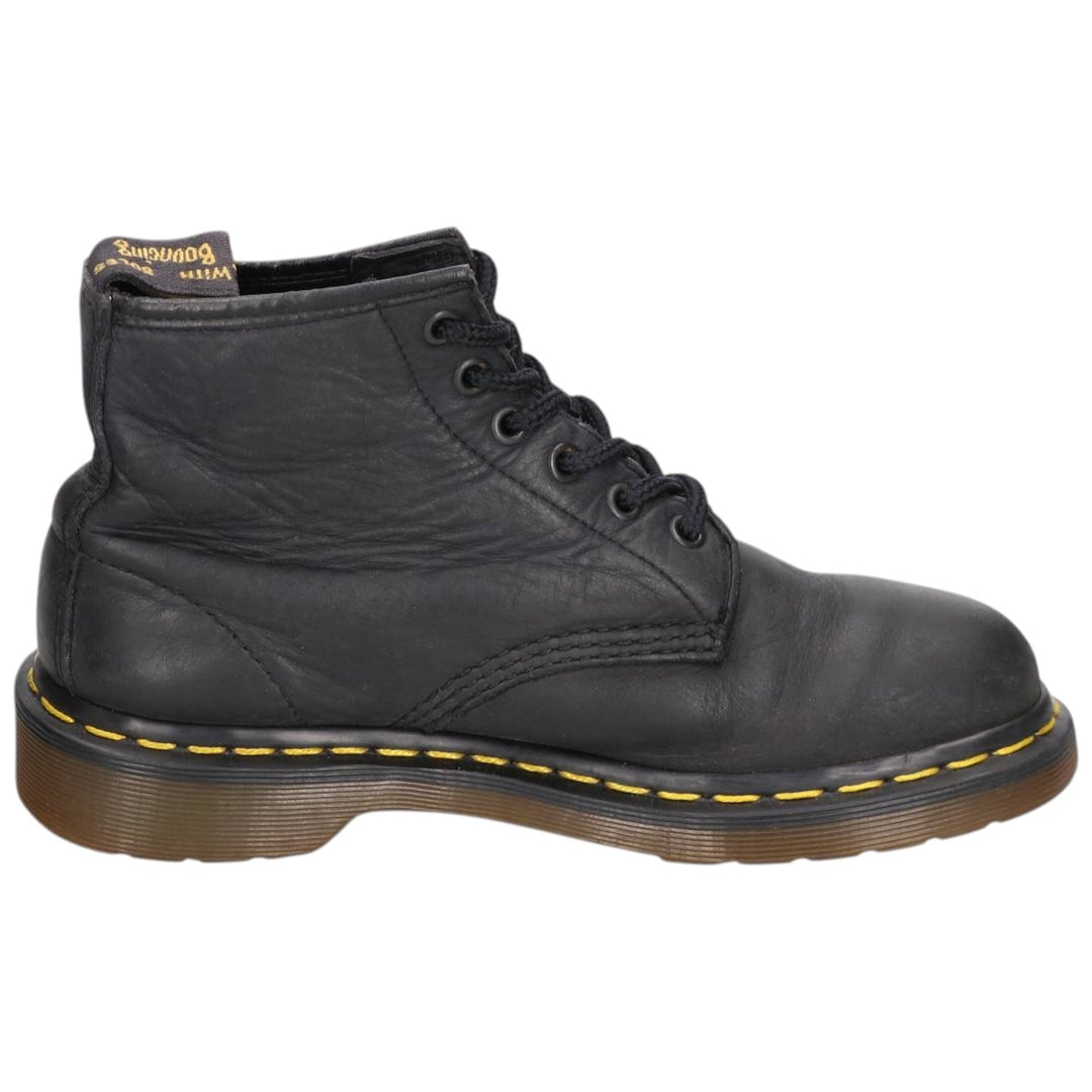Dr. Martens 6-hole boots made in the UK Women's 24.0cm unclear black type Vintage Second Hand