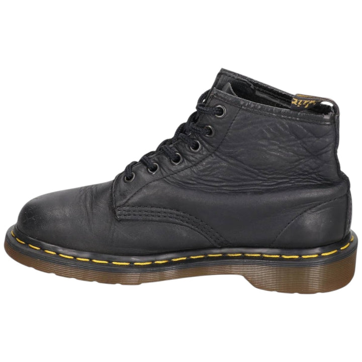Dr. Martens 6-hole boots made in the UK Women's 24.0cm unclear black type Vintage Second Hand