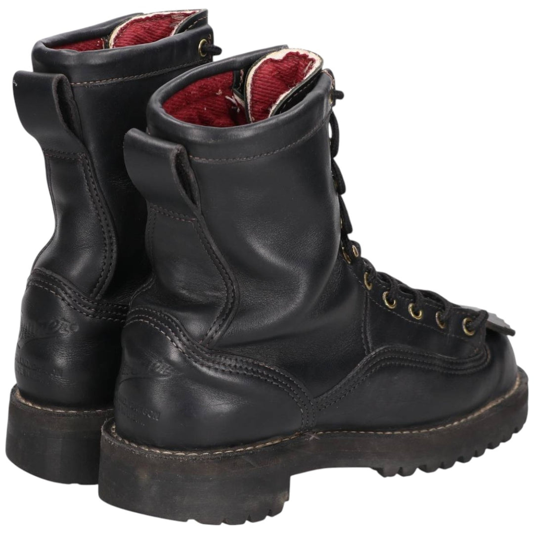 Danner Quilted Tan Work Boots, Made in USA, Size 8M Men's 26.0cm genuine leather black type Vintage Second Hand