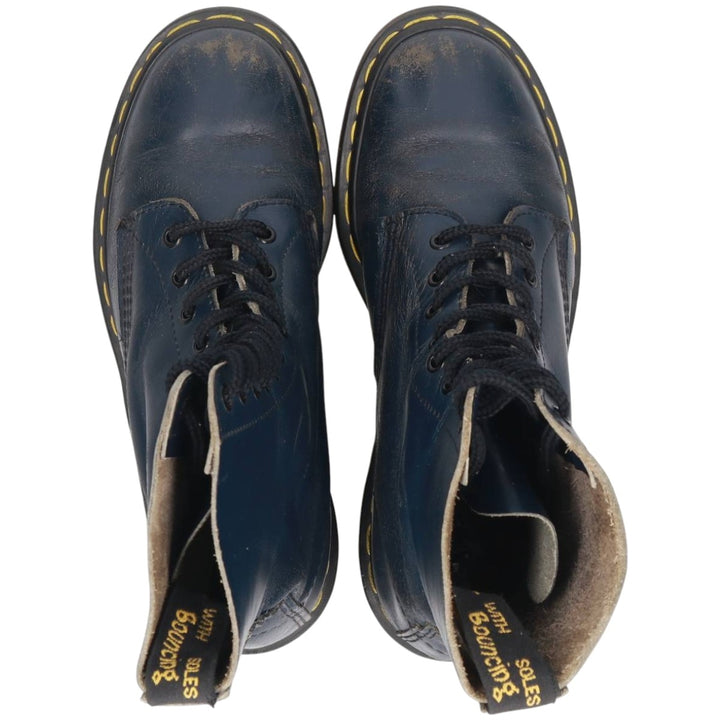 Dr. Martens THE ORIGINAL 10-Eye Boots, Made in England, Size 6 1/2 Men's 25.5cm unclear navy blue type Vintage Second Hand