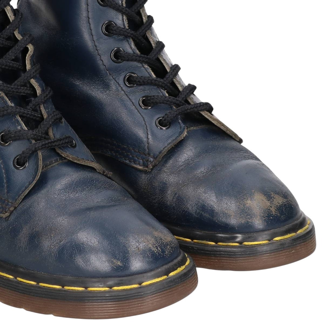 Dr. Martens THE ORIGINAL 10-Eye Boots, Made in England, Size 6 1/2 Men's 25.5cm unclear navy blue type Vintage Second Hand