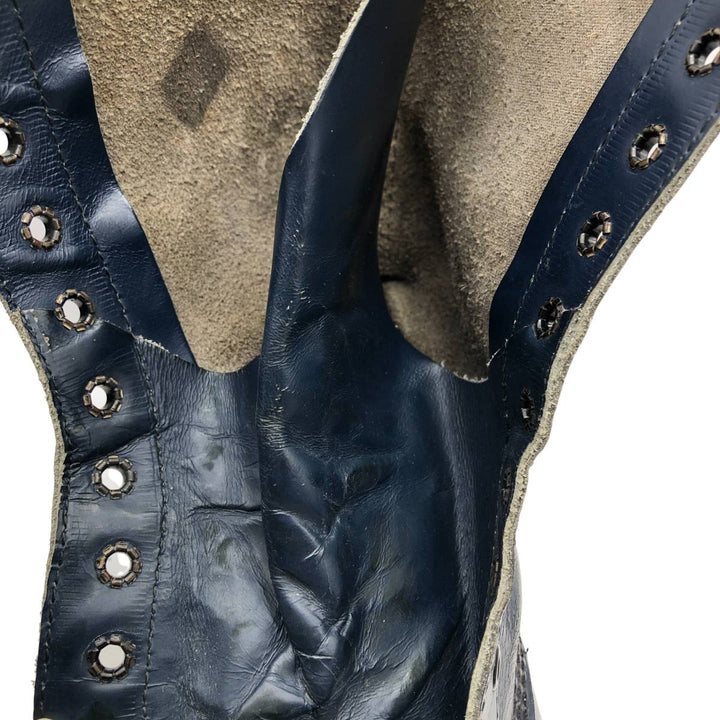 Dr. Martens THE ORIGINAL 10-Eye Boots, Made in England, Size 6 1/2 Men's 25.5cm unclear navy blue type Vintage Second Hand