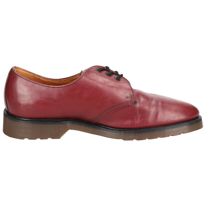 Dr. Martens Export Quality 3-Eye Shoes, Made in the UK, Size 8 Men's 27.0cm unclear burgundy type Vintage Second Hand