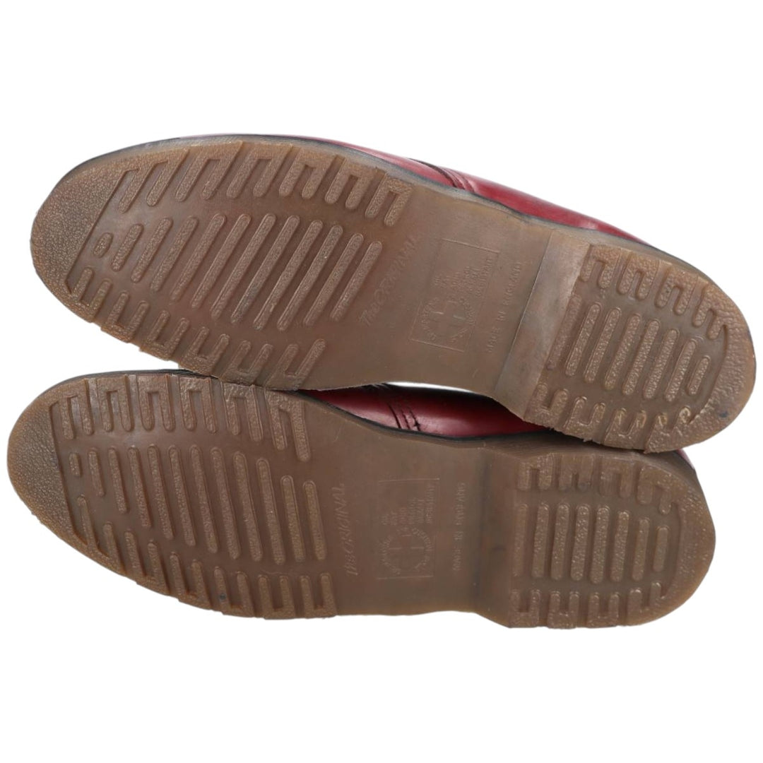 Dr. Martens Export Quality 3-Eye Shoes, Made in the UK, Size 8 Men's 27.0cm unclear burgundy type Vintage Second Hand