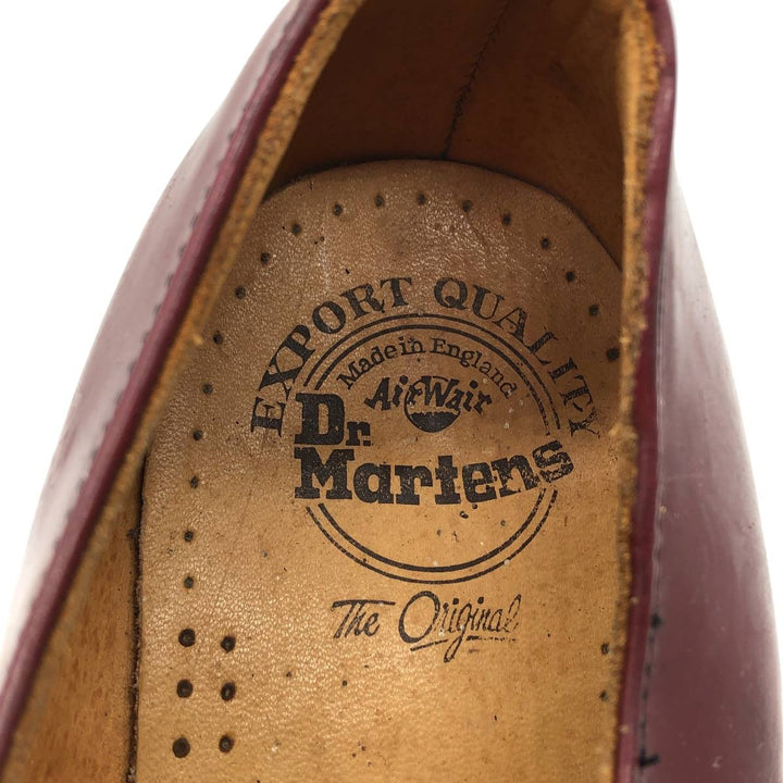 Dr. Martens Export Quality 3-Eye Shoes, Made in the UK, Size 8 Men's 27.0cm unclear burgundy type Vintage Second Hand