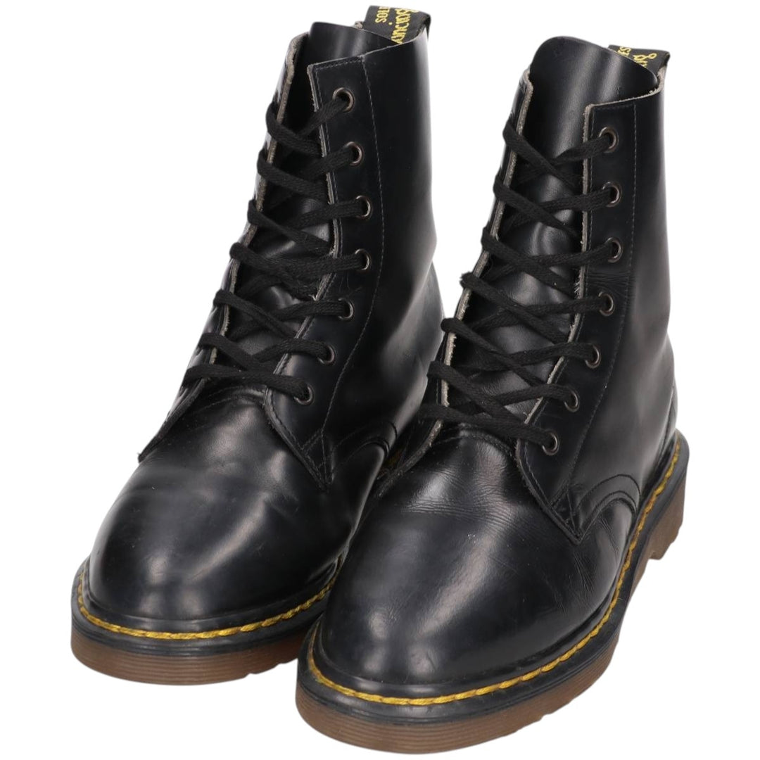 Dr. Martens 7-Eye Boots, Made in England, Size 7 Men's 26.0cm unclear black type Vintage Second Hand